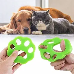 Removedor de Pelos Reutilizável para Roupas e Máquina de Lavar – Kit com 2 Unidades em Silicone para Cães e Gatos