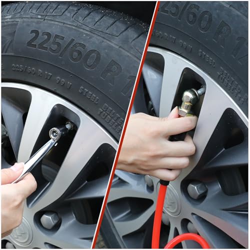 WYNNsky 1/4’’ Air Compressor Fittings with Blow Gun Kit, Tire Gauge, Air Chuck, 20PCS