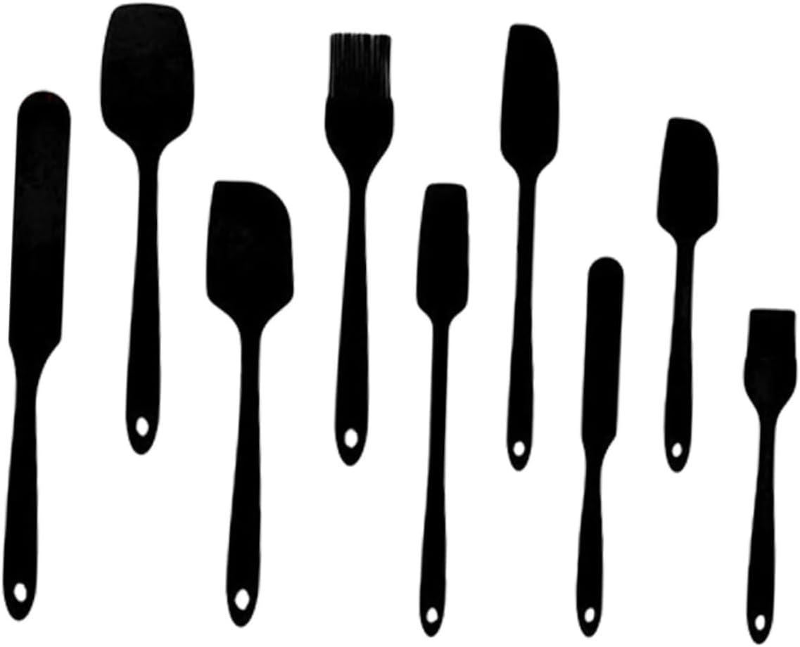 1set Silicone Spatula for Baking Cooking Serving Versatile Cream Scraper Butter Spatula Tools for Mixing Folding and Icing Cakes