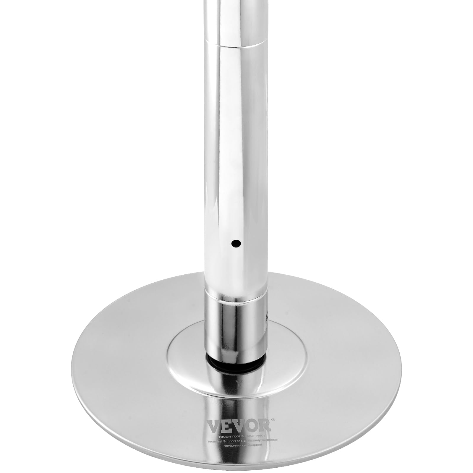 VEVOR Bastone da ballo professionale, kit di bastoncini da ballo statici per spinning, palo portatile rimovibile, palo in acciaio inossidabile resistente da 45 mm, asta fitness regolabile in altezza
