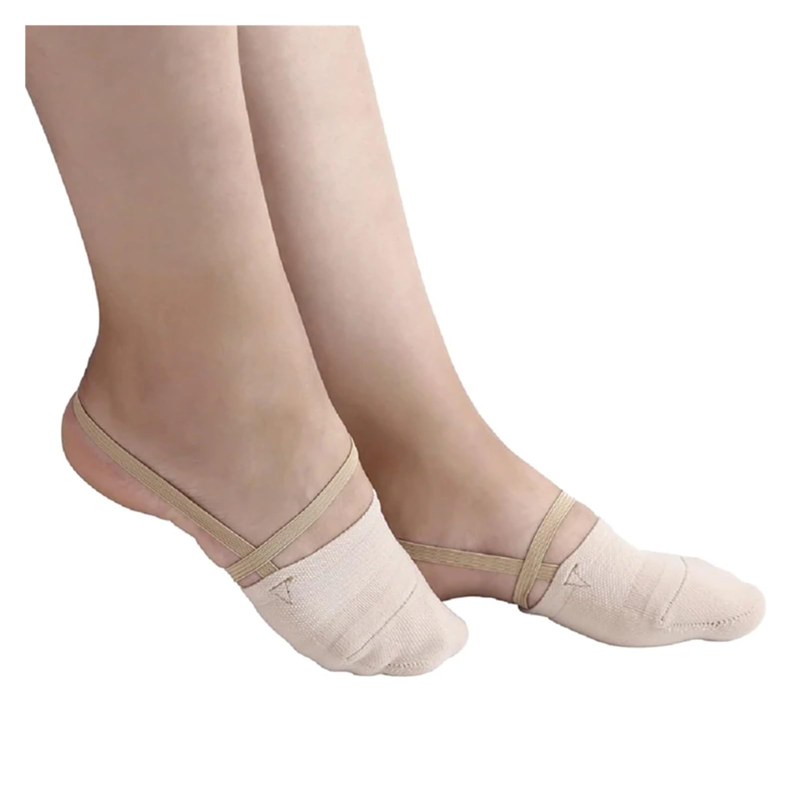 Punteras Gimnasia Ritmica Calcetines de Punto Medio for Gimnasia rítmica, Accesorios for Baile salón, protección elástica for Danza(5Pair,S)