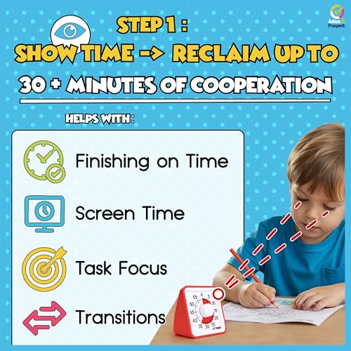 Autism & Prosperity Time Schedule Tasks - Autism Learning Materials, Special Education Autism Sensory Products, Sensory Toys for Kids with Autism, Visual Schedule for Kids with Autism Age 3 4 5 7 8 12