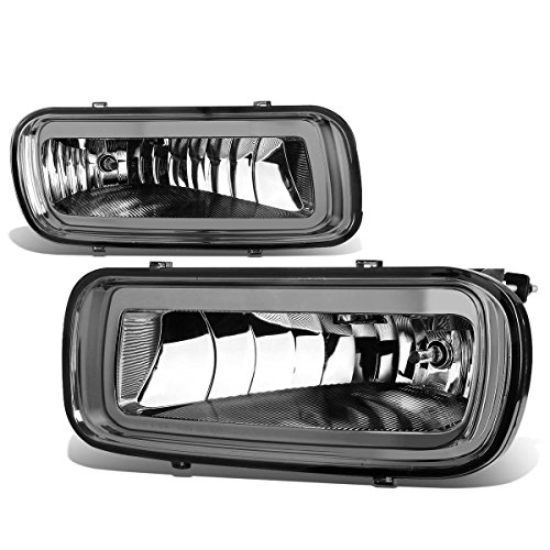Auto Dynasty Replacement for Ford F150/Lincoln Mark LT Pair of Bumper Driving Fog Lights (Smoke Lens)