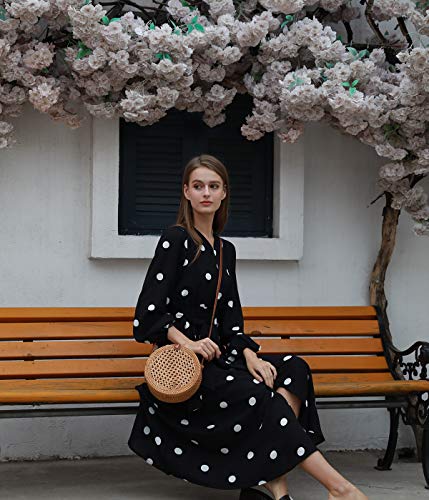 Rattan Bags for Women - Handmade Wicker Woven Purse Handbag Circle Boho Bag Bali 5