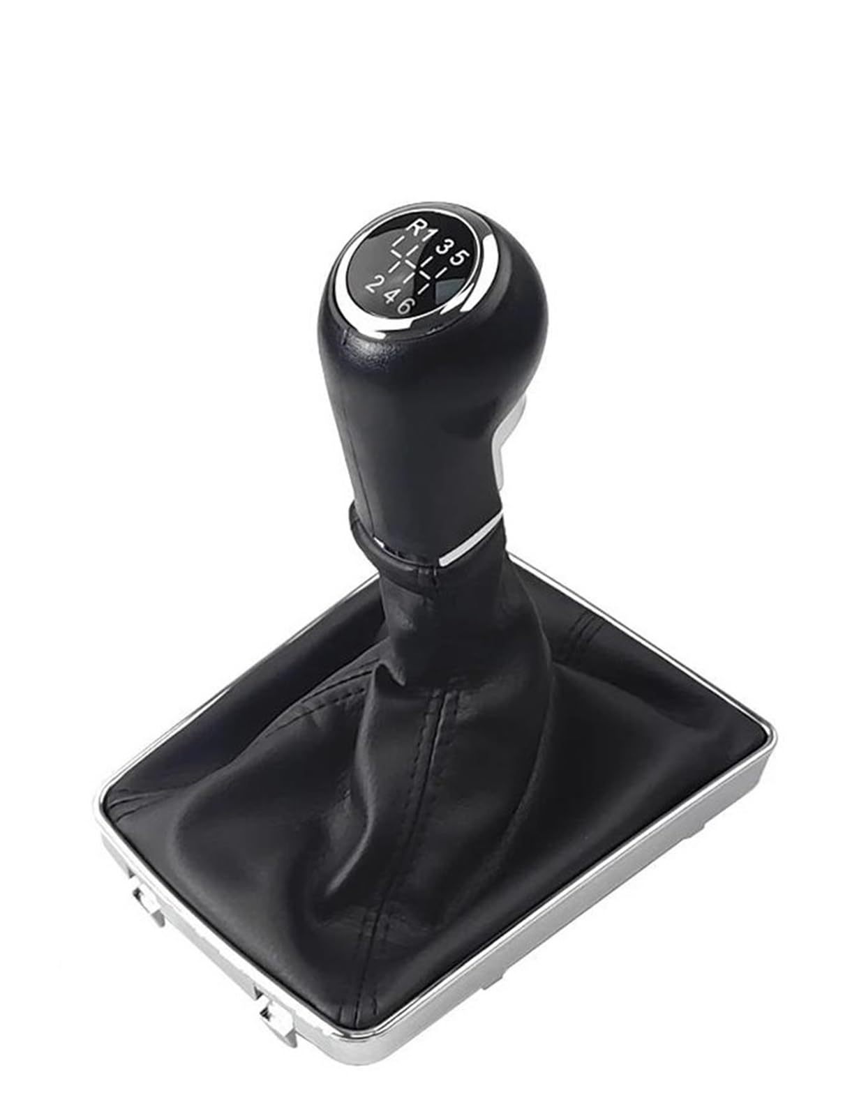 MOCALUX Gear Stick Shift Lever Knob for Opel for Astra III H 1.6 2004-2010 Manual Gear Shifter Stick Knob Lever Boot Modification Parts(C)