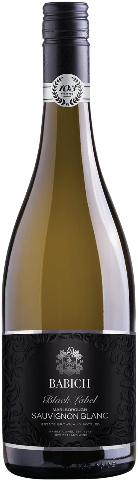 Babich Sauvignon Blanc Black Label Marlborough Neuseeland Wein trocken (1 x 0.75 l)