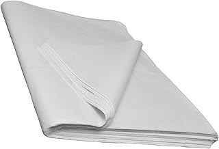 KAPCO 100 Acid Free White Tissue Paper Sheets - 20x30 Inches | Wrapping Paper for Gifts, Packaging, Arts & Craft | Safe Packing Tissue for Fragile Items, Clothes & Valuables - 500x750mm | 18gsm