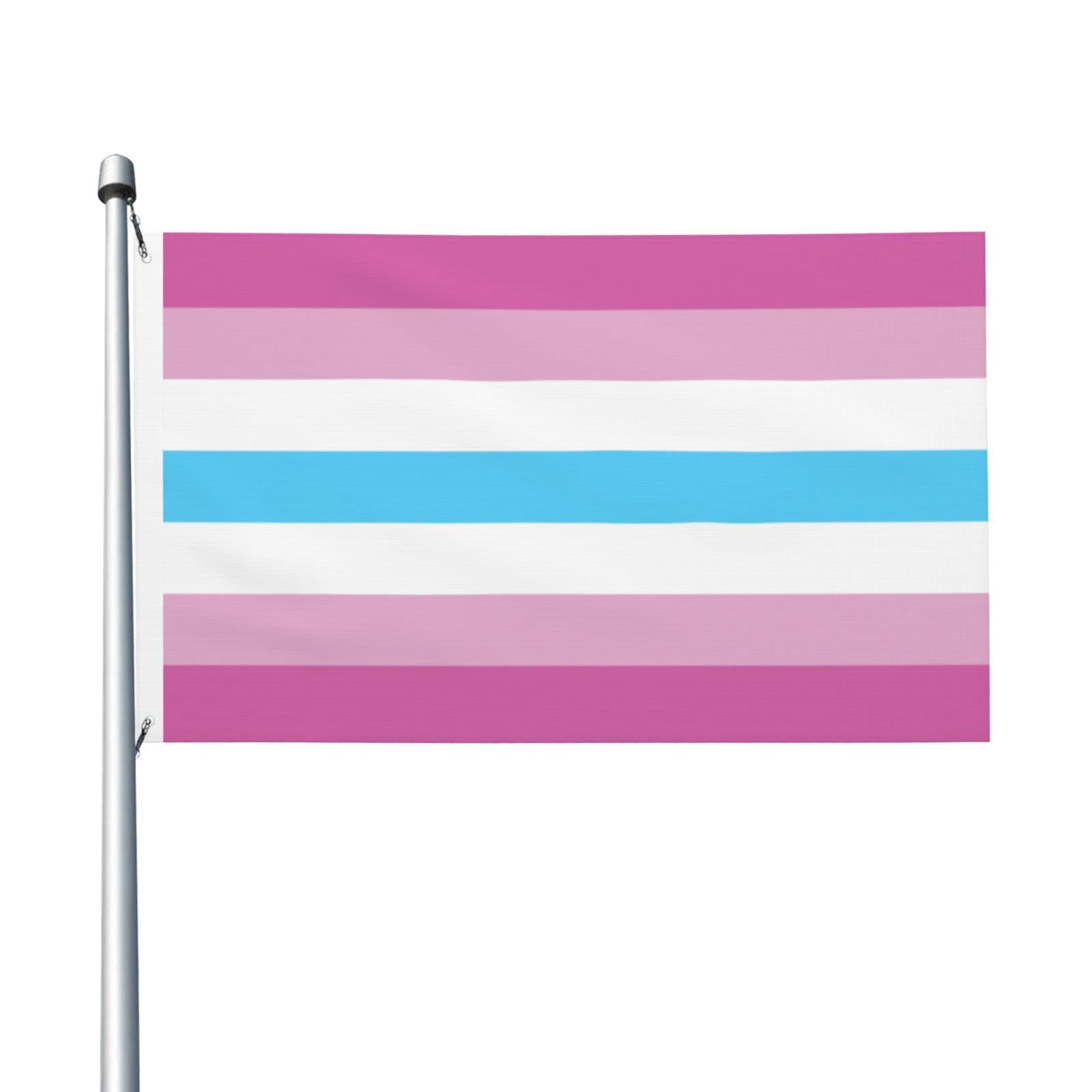 Femboy Flagge 90x150 Cm | Doppelseitige Polyester-Flagge Für Draußen | 3x5 Fuß Fahne Für Haus & Garten