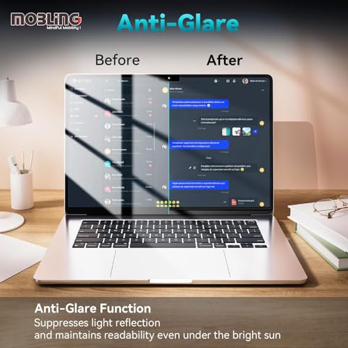Image of Anti Blue Light Matte Finish Screen Guard Compatible With Laptops With MacBook Neo 2026 13 inch Inch (A18 Pro Chip A3404) Flexible Fiber 9H Hardness Screen Protector Not a Tempered Glass