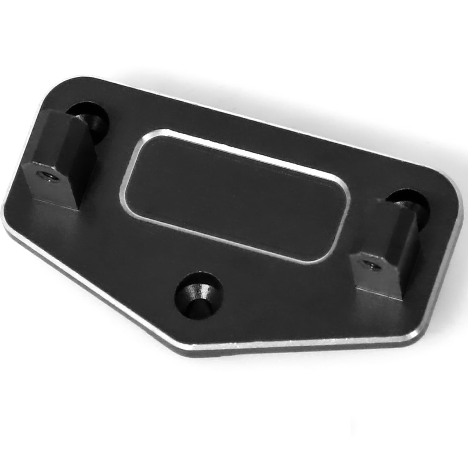 RcThjia Servo Mount Metal 6062 Aluminum for Losi 1/18 Mini LMT 4X4 Brushed Monster Truck，Replacement for LOS212036 Upgrade Parts Servo Plate for Losi - LOS01026 1/18 Mini LMT Monster (Black Anodized)