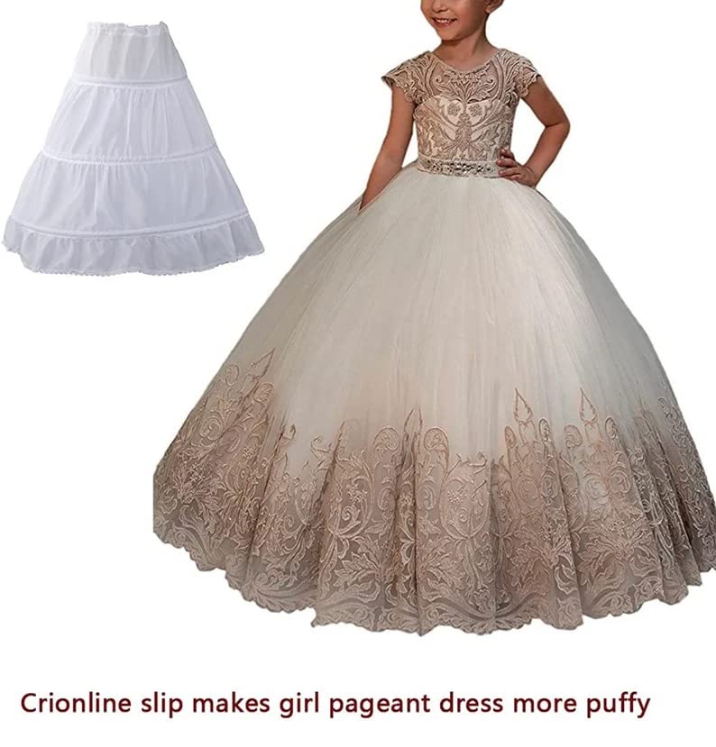 Crinoline Petticoat for Long Girl Dress3