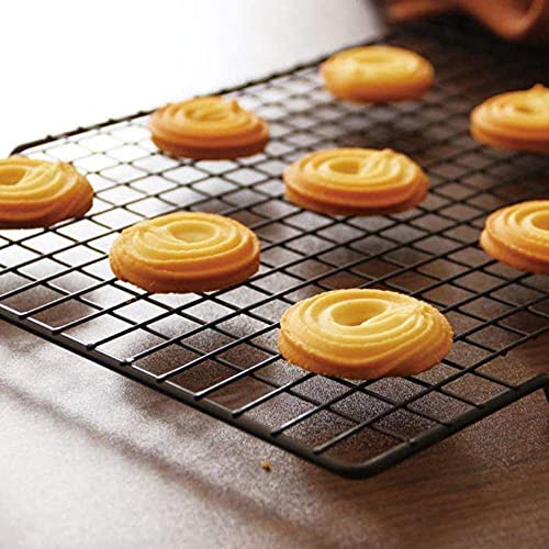 Lemengtree Cooling Racks,Baking Rack Tray Non-Stick Pan Stainless Steel Cake Cooling Wire Roasting Rack For Biscuit Pizza Bread Cake Baking (2Pack-11'') #TOP4