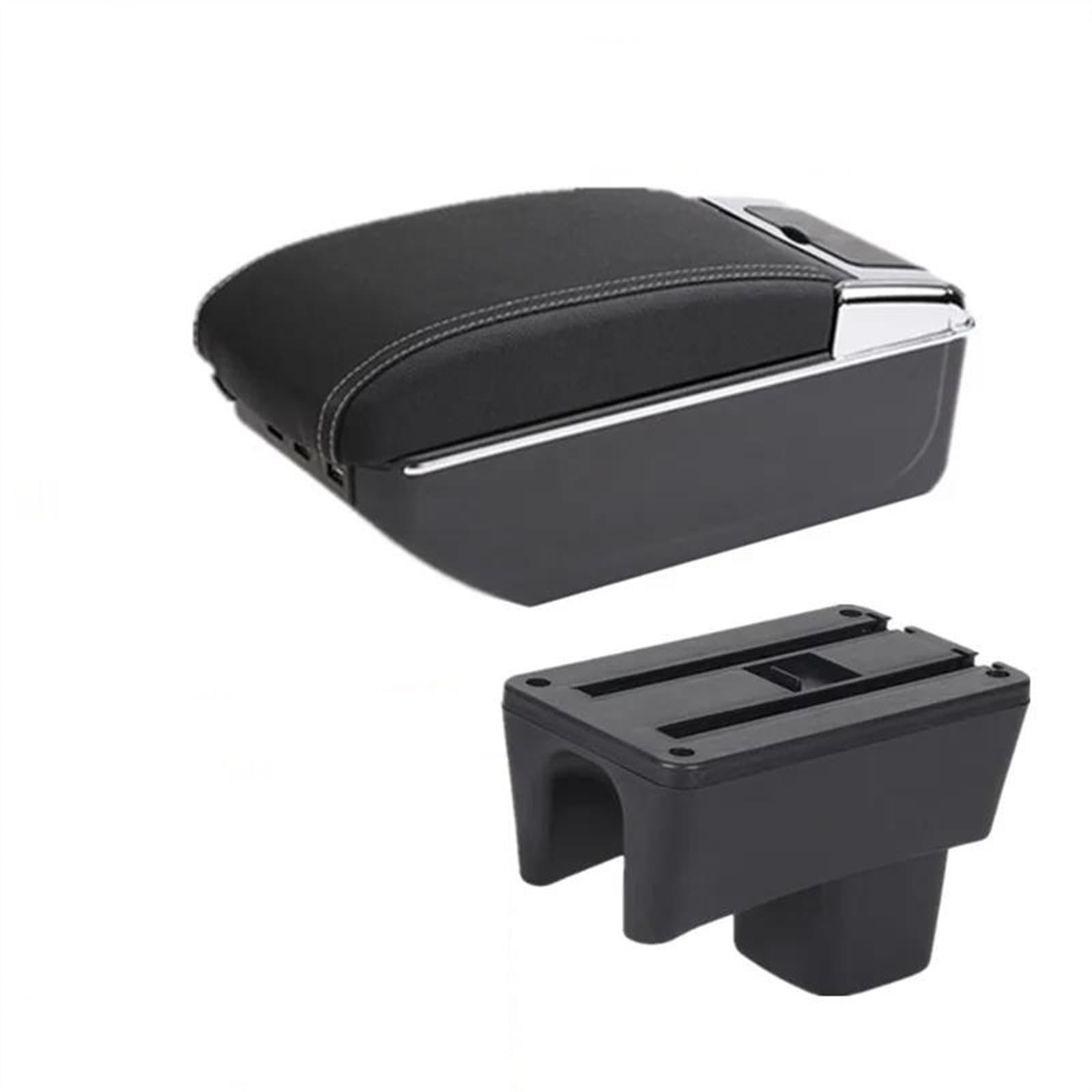 Ysdsls D White Line 7Usb Car Armrest Box Accessories Interior Details Storage Retrofit Parts For Swift 2005-2024