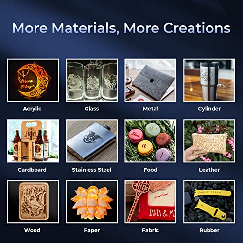 Xtool D1 Pro Laser Engraver, 10W Laser Cutter Engraving Machine For Personalized Gifts, 60W Precisely Laser Engraving Machine, Cnc Machine And Laser Engraver For Wood And Metal, Acrylic, Glass, Etc. #TOP5