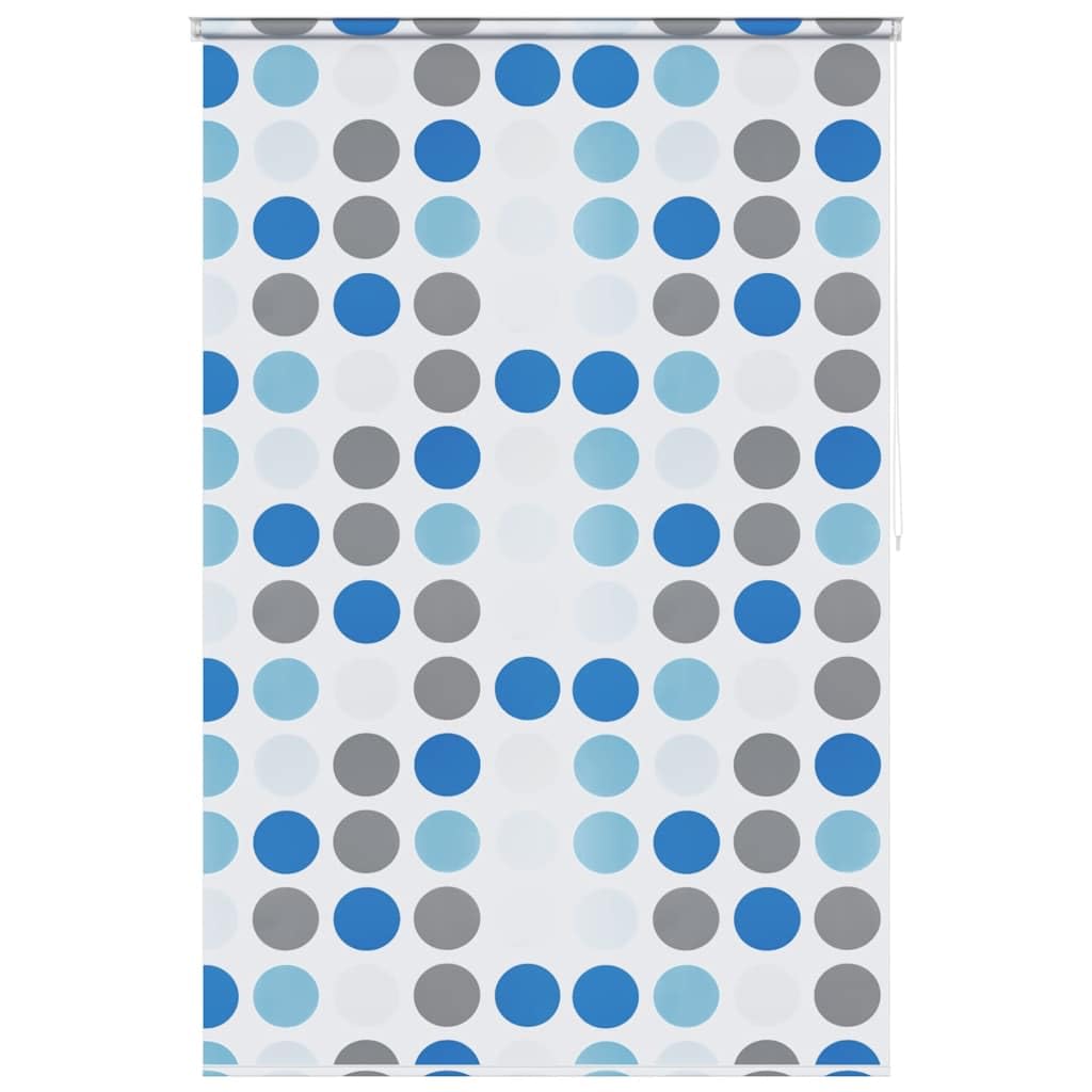 vidaXL Shower Roller Blind Blackout Window Shade for Bedroom Door Water Resistant Shower Curtain Bathroom Room Divider 160x240 cm Circle โ image 1