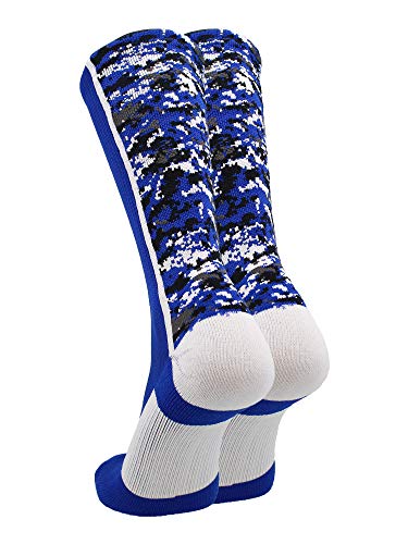 Image of TCK Athletic Crew Socks Digital Camo Football Basketball Lacrosse