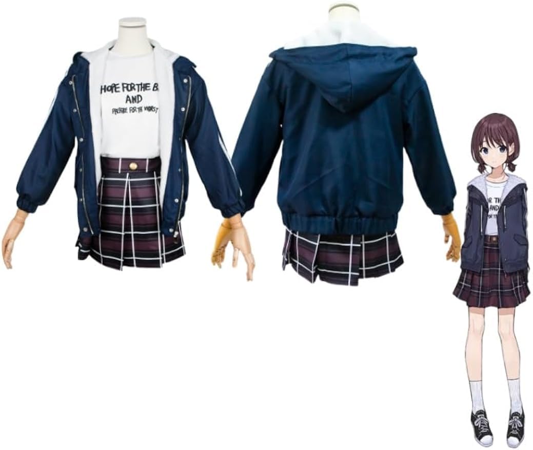 Amazon.co.jp: ガールズバンドクライ 井芹仁菜 コスプレ衣装 制服 日常