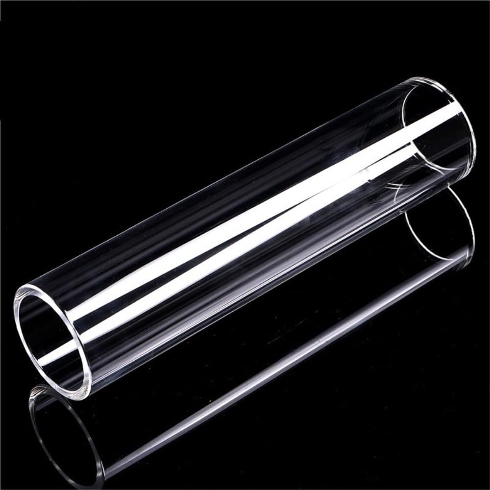 20 Stück Klare Borsilikat-Blasrohre, Terrassenheizer-Glasrohr Außen | Hochtemperaturbeständige industrielle Glasrohre(6mm*500mm)