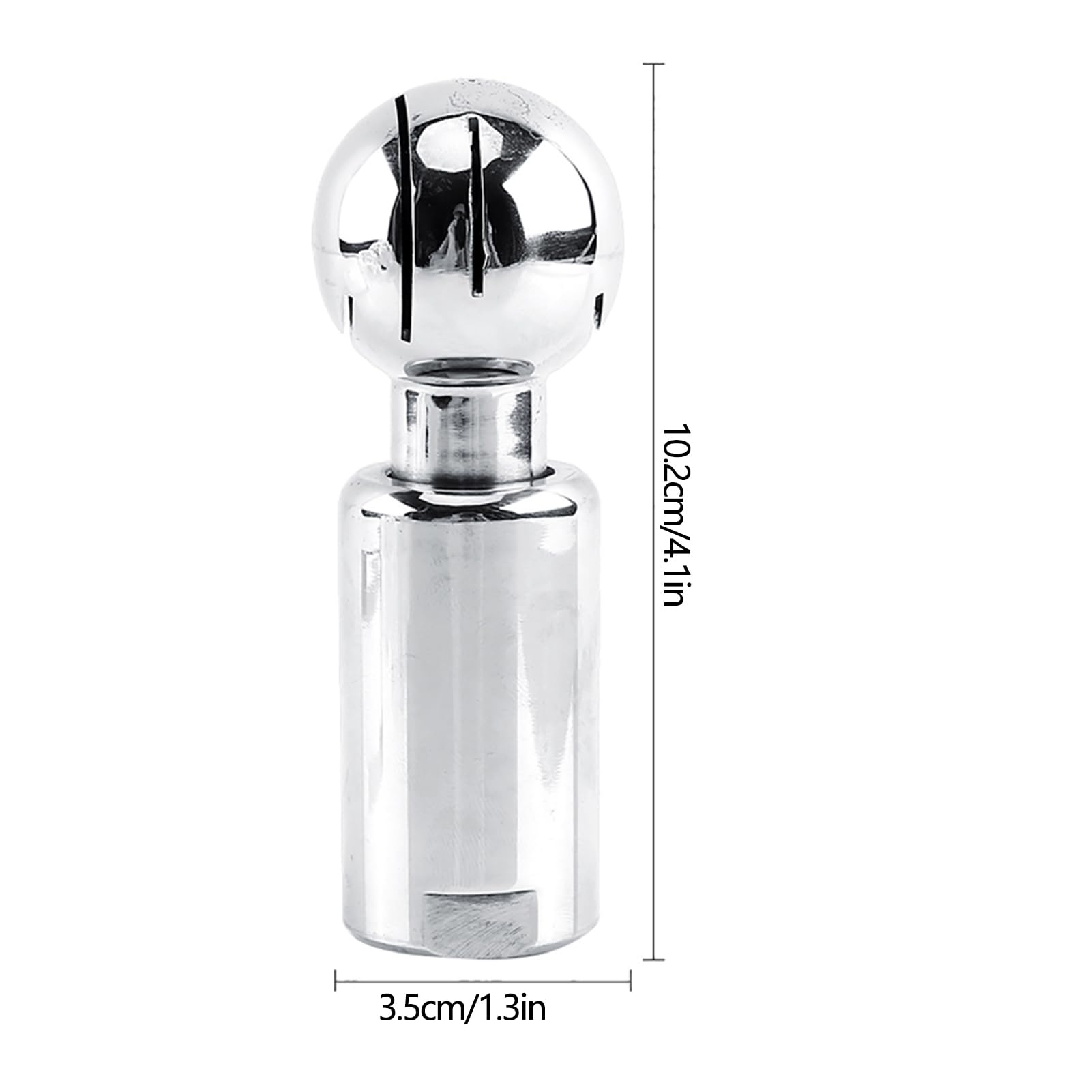 Balle de Pulvérisation, 1pc 1/2" Filetage Femelle en Acier Inoxydable Fixation Sanitaire/Boule de Nettoyage de Réservoir de Boule de Pulvérisation Rotative(Rotary)