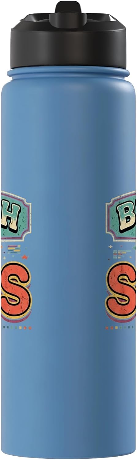 Bruh Is Sus Viral Gaming Memes |- Stainless Steel Insulated Water Bottle image 2