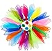 24 Pcs Square Dance Scarves, Juggling Scarf Props Magic Trick Silk Scarves Music Movement Scarf 12 Colors 24 by 24 Inches