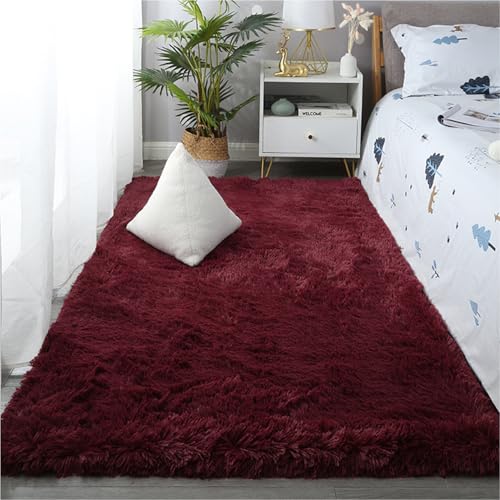 Tapis Moderne Salon Rectangulaire 95x350 cm | Tapis Chambre Enfant Doux Shaggy - 8