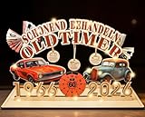 Giftota Geldgeschenk 60 Geburtstag Mann mit LED Lichterkette - Witzige Klassische Schonend Behandeln 1966 Oldtimer Geschenk zum 60 Geburtstag Mann