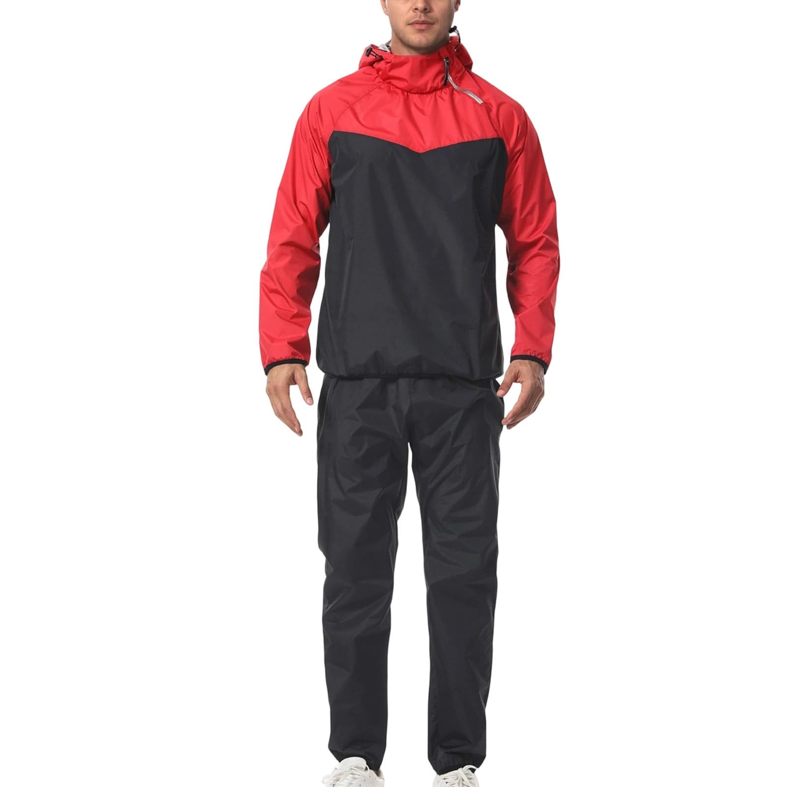 Traje de sudoración para adelgazar, camiseta de entrenamiento para quemar grasa, juego de sauna, chaqueta de sudoración para hombre, chaqueta deportiva, adelgazante, fitness