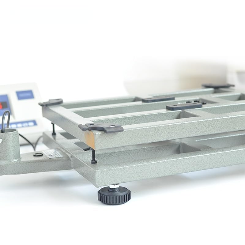 61kg x 10g Industrial Weighing Scale - 61kg Capacity, 10g Resolution, 400x500mm Platform, LED Display, 220V & Battery for Warehouse Production