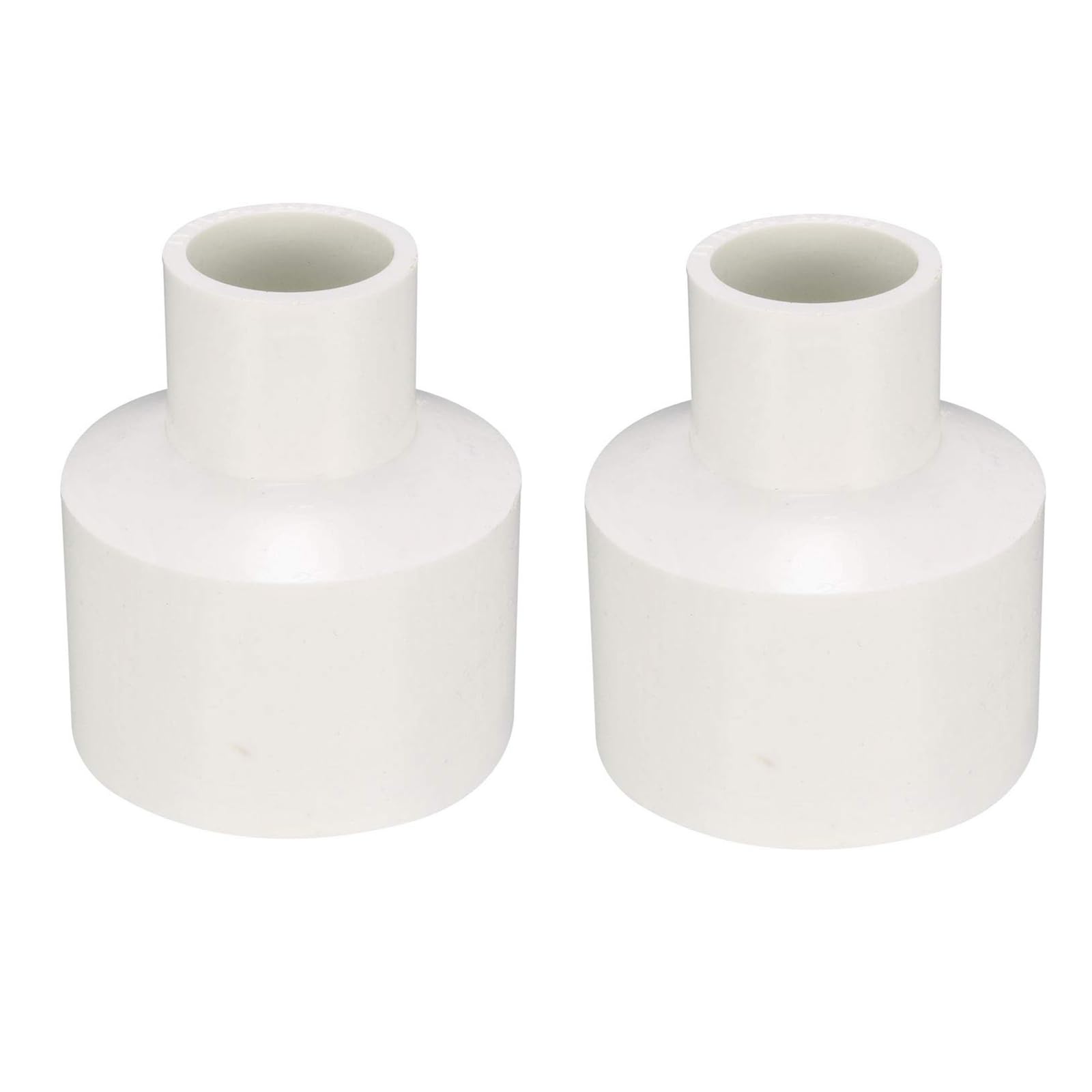 Raccord Réducteur PVC DWV 40mm X 75mm – Adaptateur Étanché Tuyau Drainage, Gris, Pour Eau Potable & Construction