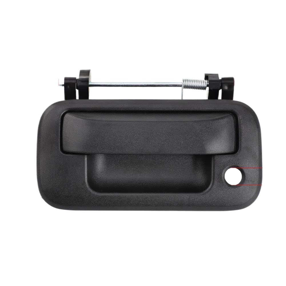 ZenithRide Black Plastic Textured Tailgate Door Handle 8L3Z9943400AA 4L3Z9943400AAA Compatible with F150 F250 F350 F450 F550