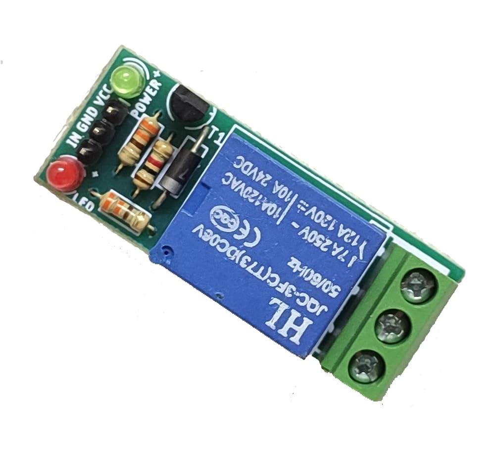 Embeddinator Glass PCB 1-Channel 12V Relay Module (Multicolour) (B01NAP9J3F) Amazon Price History, Amazon Price Tracker