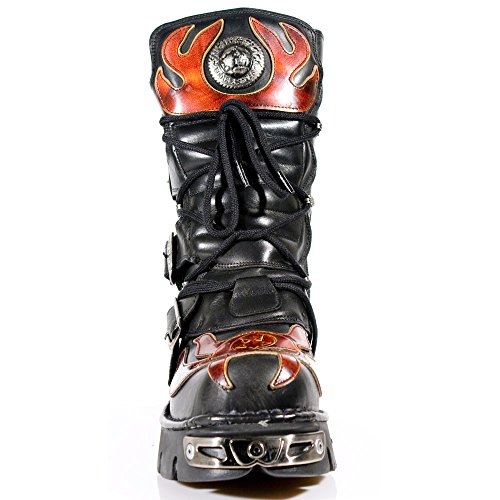 New Rock Flame Leather Platform Boots with Buckles and Metal Accents – Steampunk and Biker Footwear for Men and Women (red, UK Footwear Size System, Adult, Men, Numeric, Medium, 12.5) steampunk buy now online New Rock Flame Leather Platform Boots with Buckles and Metal Accents – Steampunk and Biker Footwear for Men and Women (red, UK Footwear Size System, Adult, Men, Numeric, Medium, 12.5) steampunk buy now online