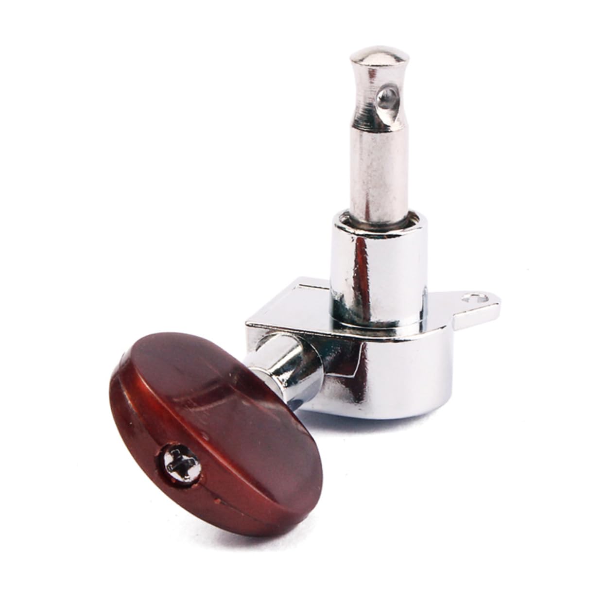 SHOWERORO 3stücke Enthaltenes Stimmmechanik Mit Tuning Pegs Kaffee-plastikknöpfen Für Akustik Gitarre Unterlegscheiben Und Schrauben