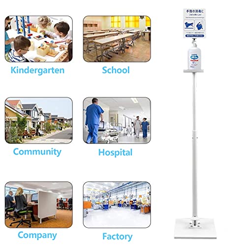 NICEME Porta gel igienizzante mani,Colonna