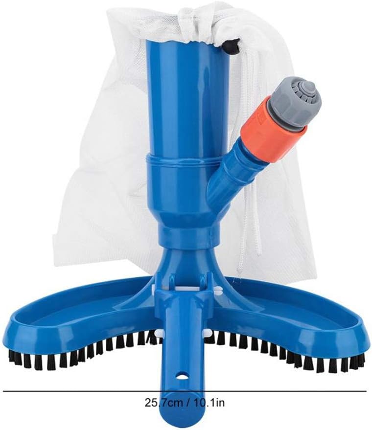 Portable Pool Vacuums, Mini Jet Underwater Cleaner, Material, Easy Installation, Quick Hose Connector, Small Swimming Pool, Spa, Pond Set, Brush Head, Handle (Assorted Color) image 3