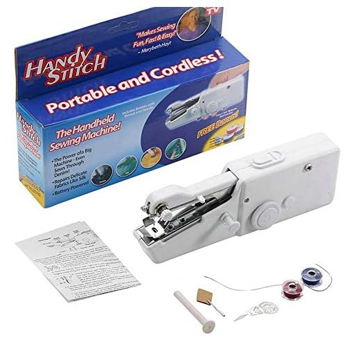Henniu Mini máquina de costura portátil elétrica portátil reparação rápida adequada para roupas de viagem em casa cortina de pano