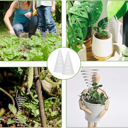 Supports d'électroculture réglables pour potager et fleurs - 5