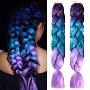 MAQIHAN 2 Pack Jumbo Braiding Hair ...