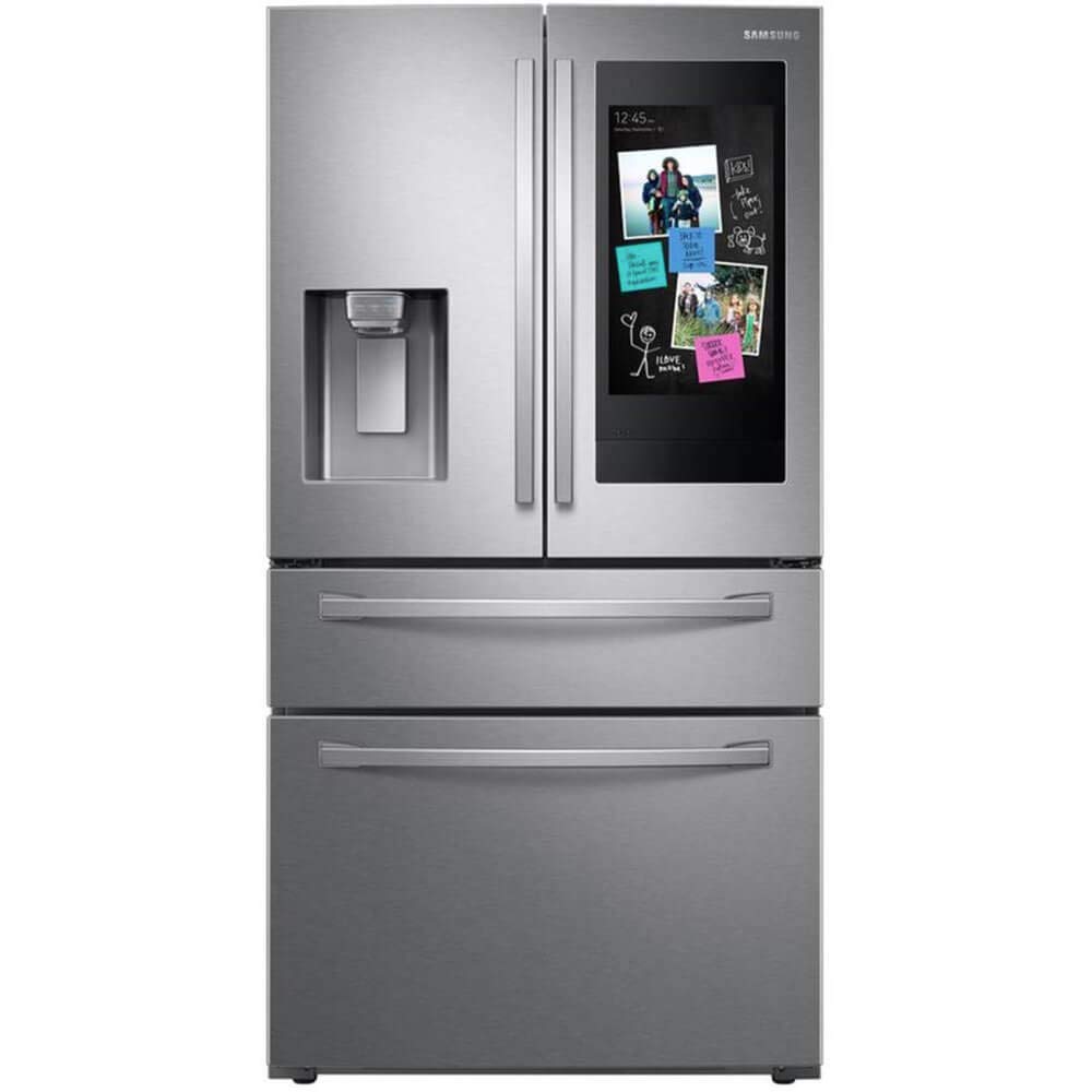 Samsung rf28r7551sr 27.7 cu ft stainless french door smart refrigerator Clearance