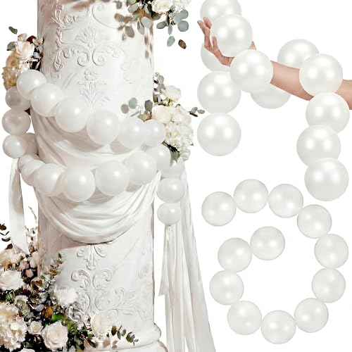 FineCheer Wedding Arch Backdrop Pearl Bead Arch Decoration for Wedding