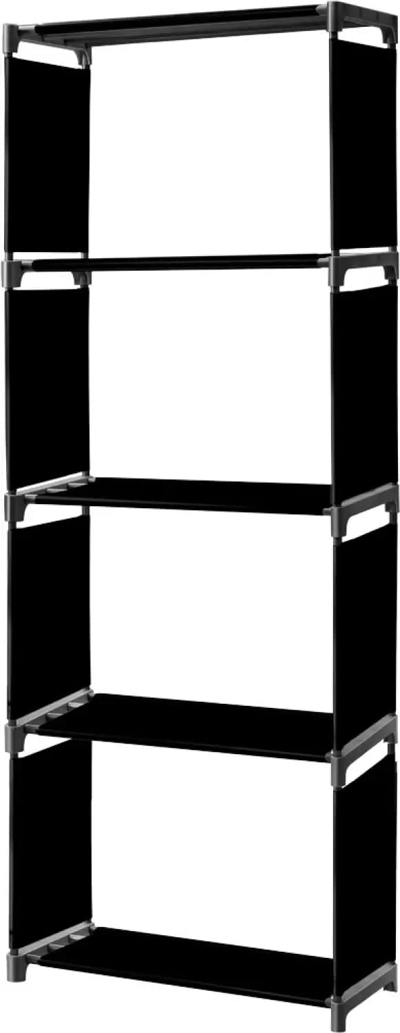 CMerchants 5 Layer Black Shelf Book Cabinet (5 Layer) (Metal) 1