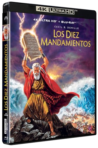 Los Diez Mandamientos (The Ten Commandments) (1956) (Cecil B. DeMille) (4K UHD + Blu-ray + Blu-ray)