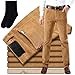 Produktbild GAGFDA Cordhose für Herren, klassische Passform, für Herbst und Winter, schmale Passform, Baggy, Stretch, gerade Anzughose, Cordhose (Khaki, 38 W)