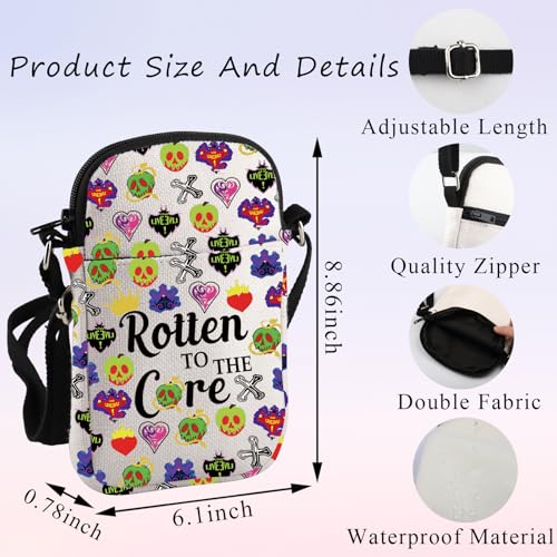 PLITI Villain Movie Inspired Gift Villain Club Gift Rotten To The Core Villain Crossbody Bag For Fans2