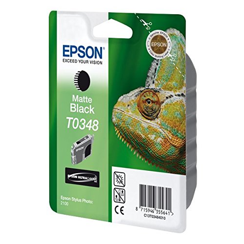 Preisvergleich Produktbild Epson T0348 Tintenpatrone Chamäleon, Singlepack, matt schwarz