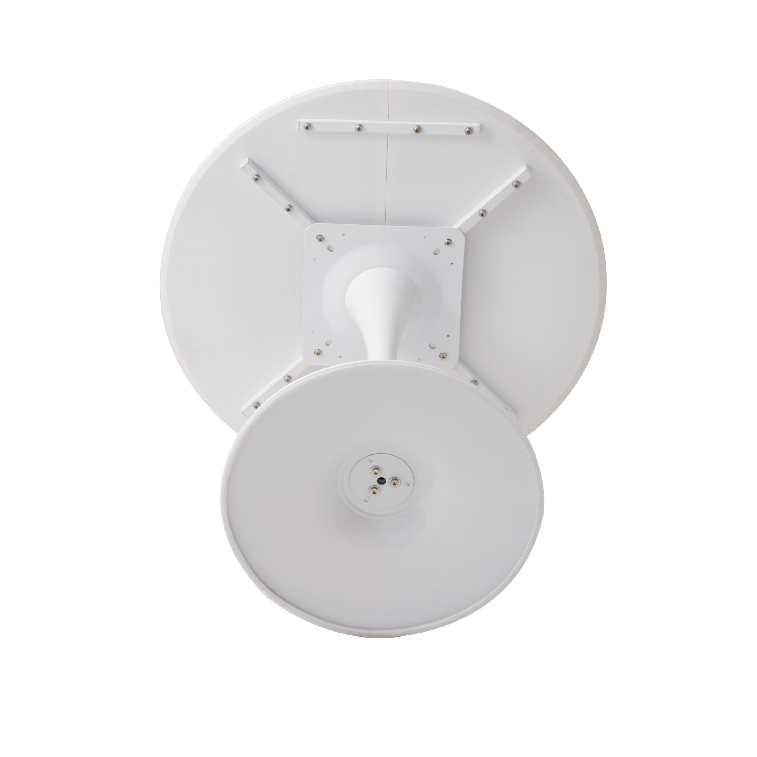 Table à Manger Ronde Moderne, Table à Manger Décontractée Ronde de 80 cm, Adaptée pour 2 à 4 Personnes, Très Adaptée au Salon, Salle à Manger, Cuisine, Café - Blanc