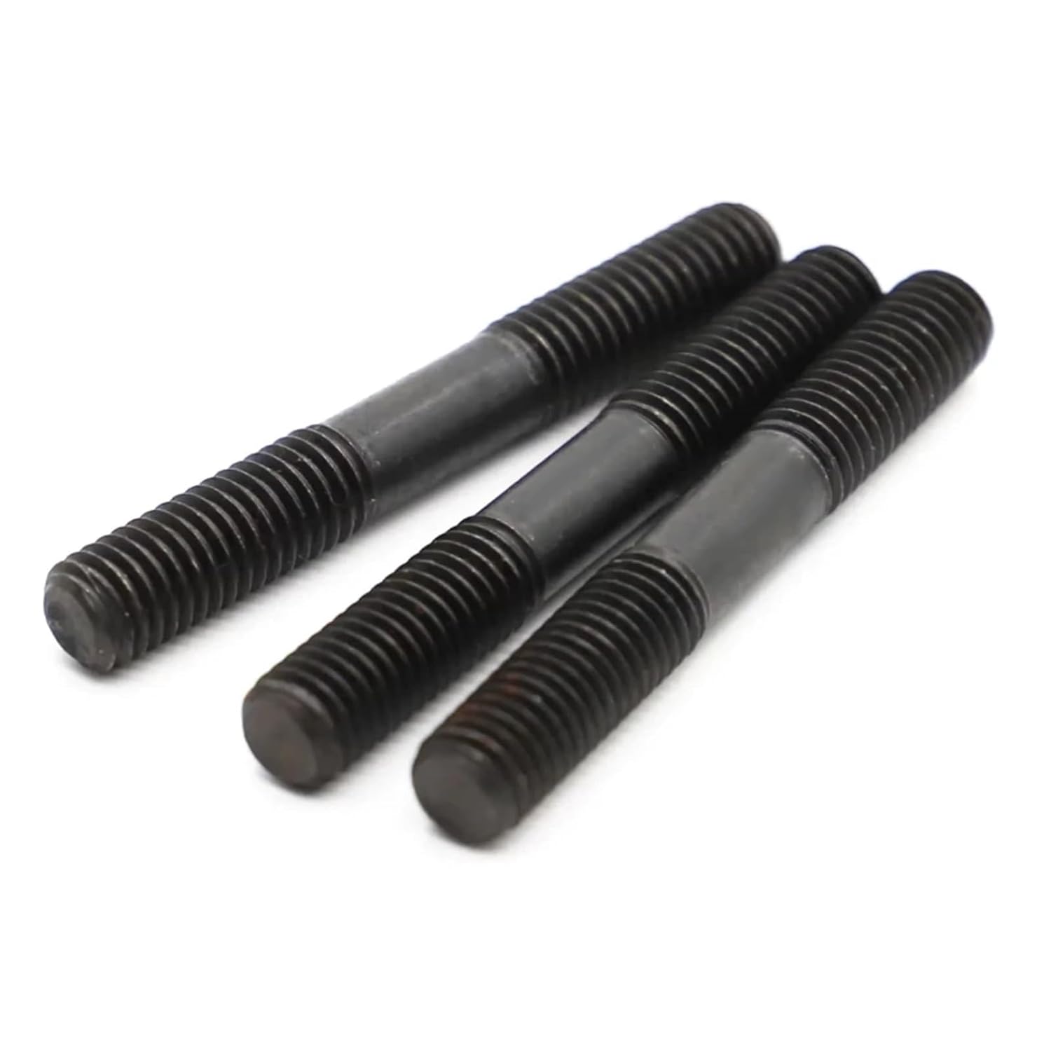 Double End Threaded Stud Screw Bolt M8 M10 M12 M14 M16 Grade 8.8 High Strength Black Carbon Steel Rod Double Thread Screw GB901(M16x50(5pcs))