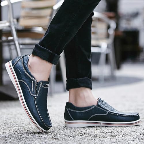 Image of Asifn Men's Casual Driving Loafers Business Leather Men Comfort Shoes Sport Walking Light Moccasin Fashion