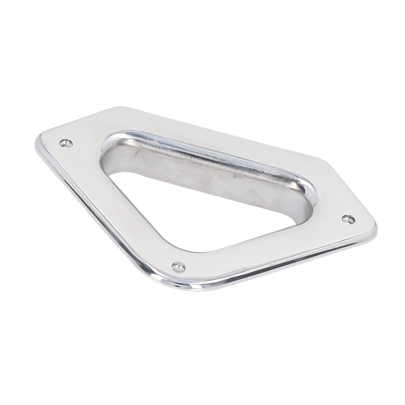 Passacavo Hawse Passacavo triangolare in acciaio inossidabile 316, Foro da 40 mm, Spessore 0,57 pollici, Hardware per barche marine per Yacht, Baluardo, Ponte, Cavo di traino con